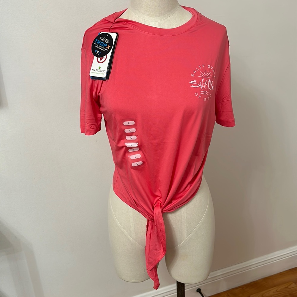 Pink salt life shirt